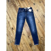 B. Low-Rise Ankle Skinny Zipper Hem Detail