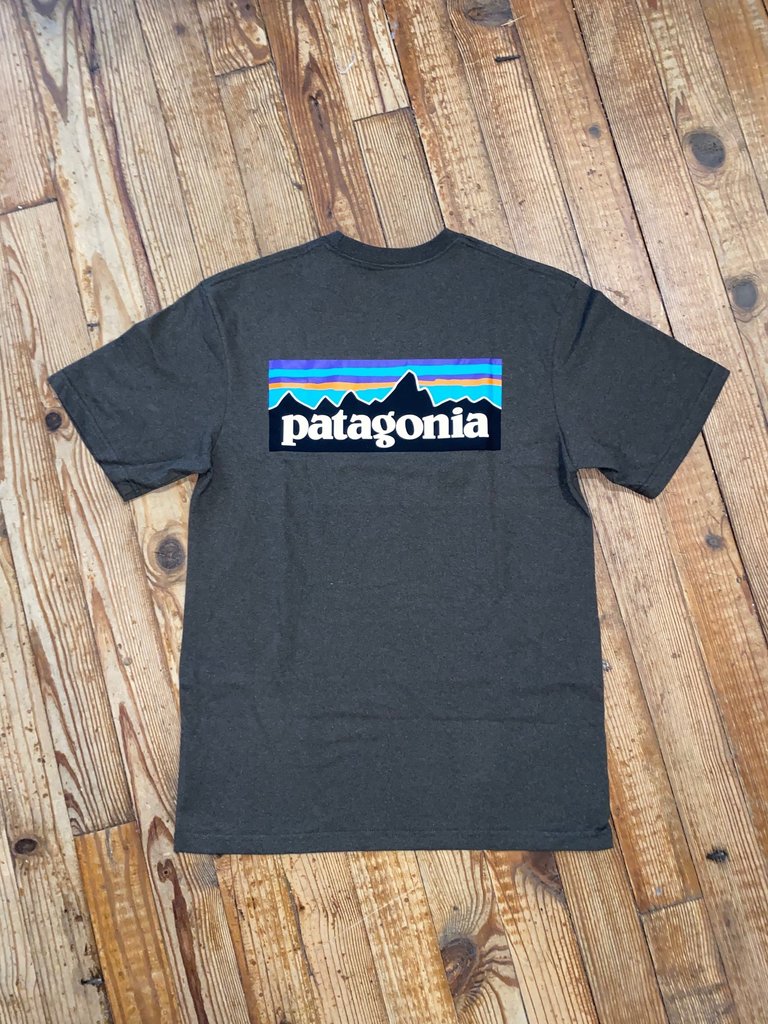 Patagonia Men's P-6 Logo Responsibili-Tee® Longwood Brown