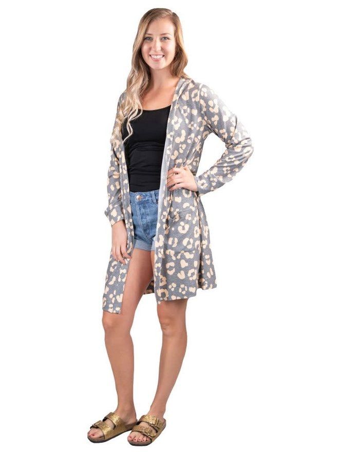simply southern sunflower cardigan