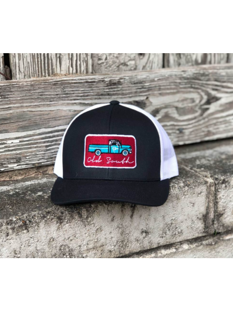 Old South Old South Ol Blue Trucker Hat Navy and White Mesh