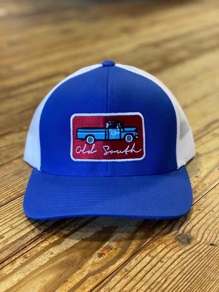 Old South Old South Ol Blue Trucker Hat Royal Blue and White Mesh