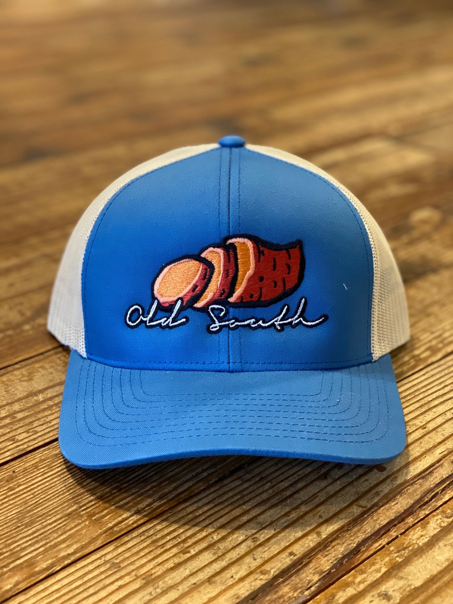 Sweet Potato - Trucker Hat Ocean Blue / Beige