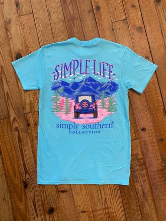 Simply Southern Simply Southern Simple Life Mountain View Short Sleeve T-Shirt Simply Southern Simply Southern Simple Life Mountain View Short Sleeve T-Shirt