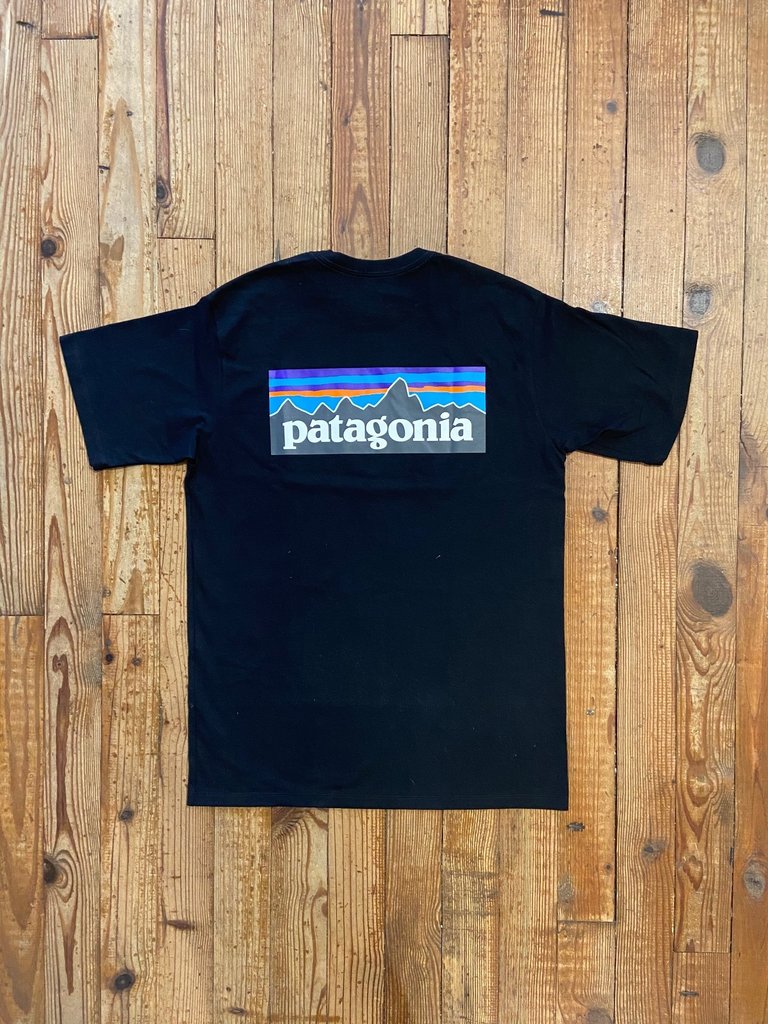 Patagonia Men's P-6 Logo Responsibili-Tee® Black