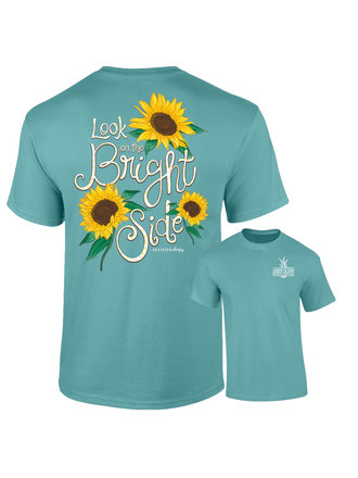 Southernology Look On the Bright Side Seafoam Comfort Color T-Shirt Southernology Look On the Bright Side Seafoam Comfort Color T-Shirt