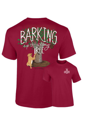 Southernology Barking Up the Wrong Tree Chilli Comfort Color T-Shirt Southernology Barking Up the Wrong Tree Chilli Comfort Color T-Shirt