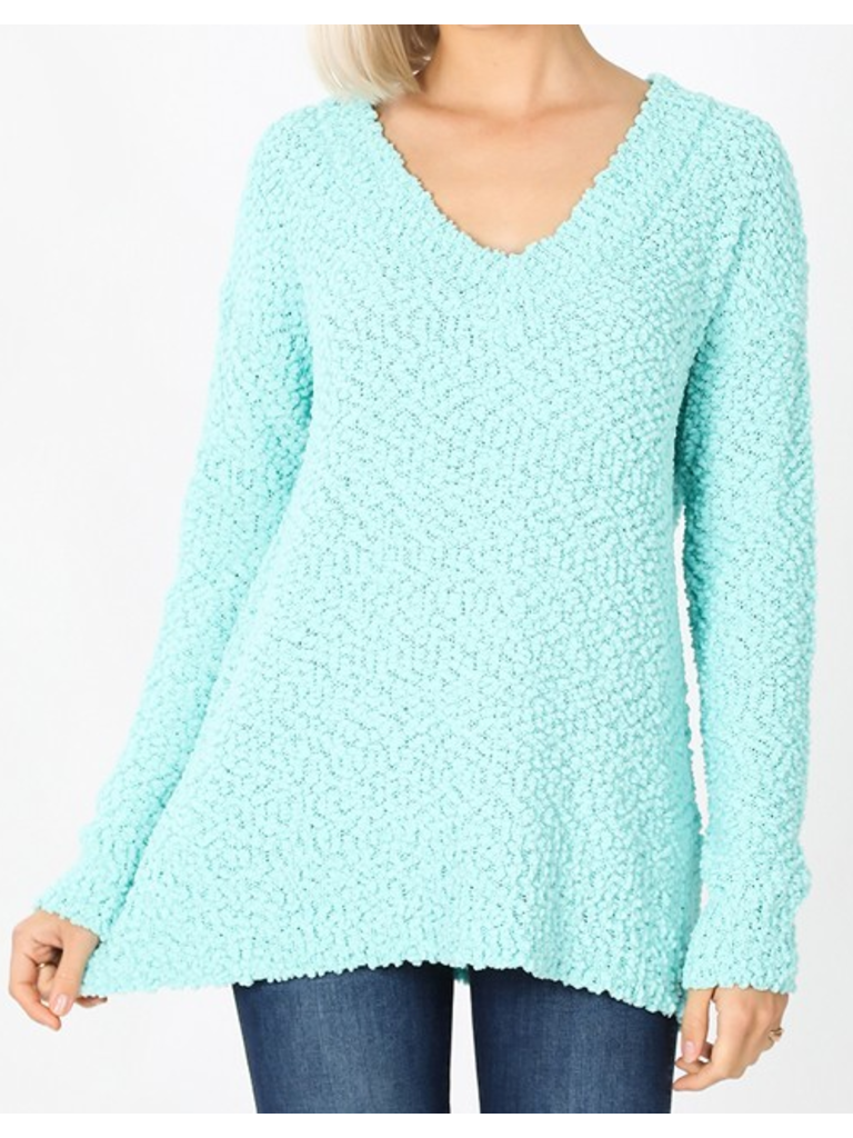 full sleeve sweater v neck