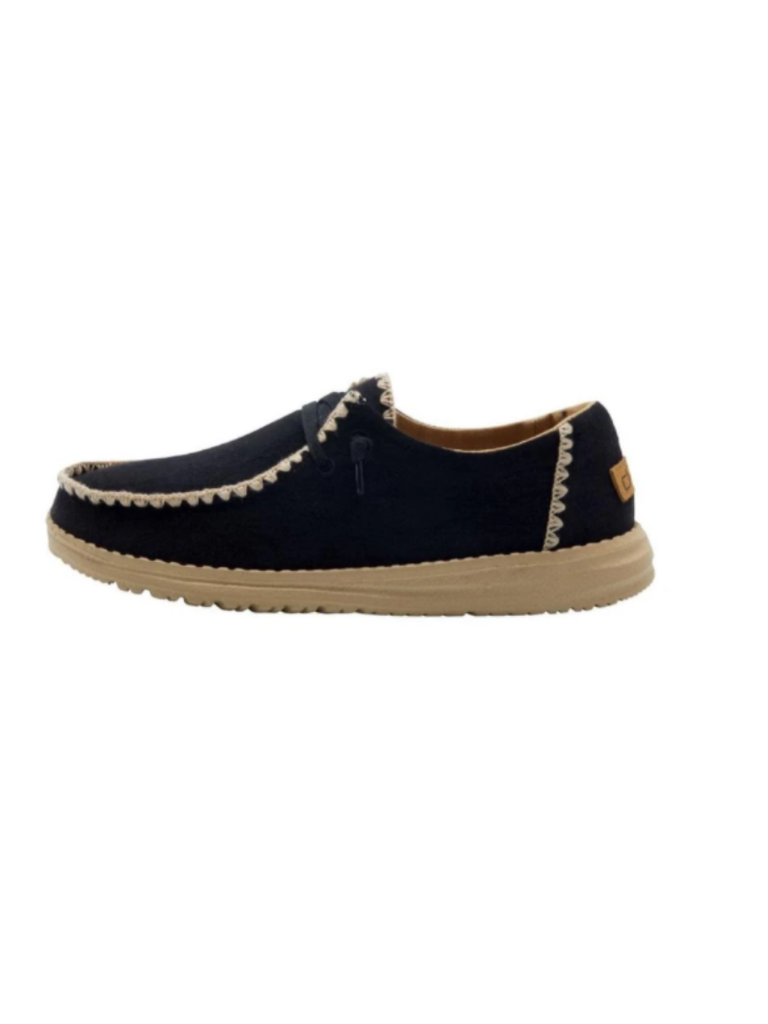 Hey dude crochet black Clearance