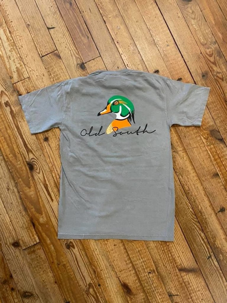 Old South Old South Wood Duck Head Grey Tee