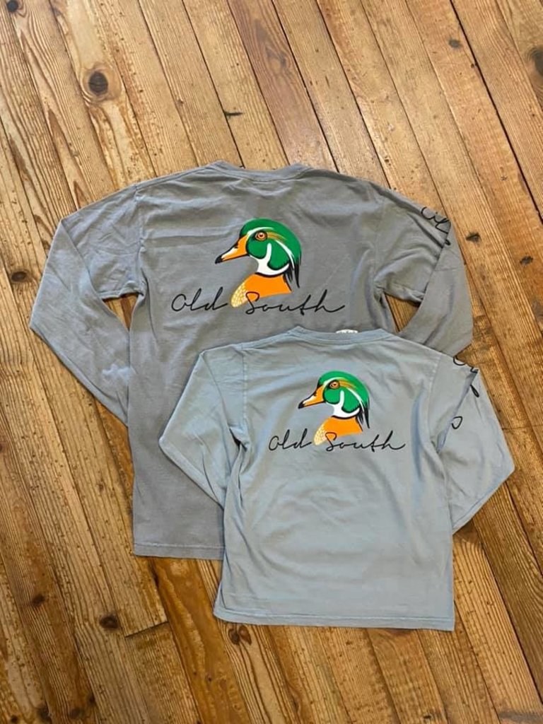 Old South Old South Wood Duck Head Granite Youth L/S