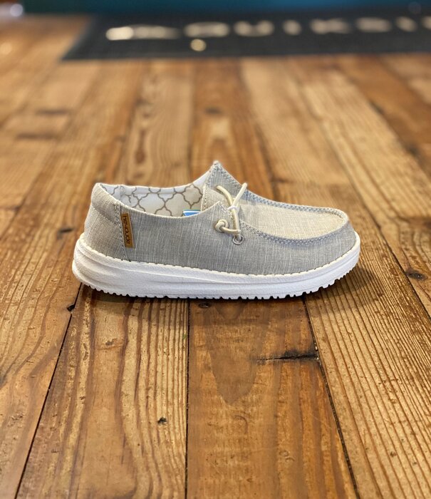 Hey Dude Wendy Youth Linen Beige