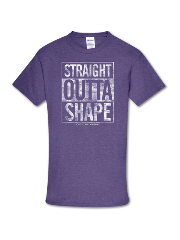 Couture Tee Company Straight Outta Of  Shape Tee