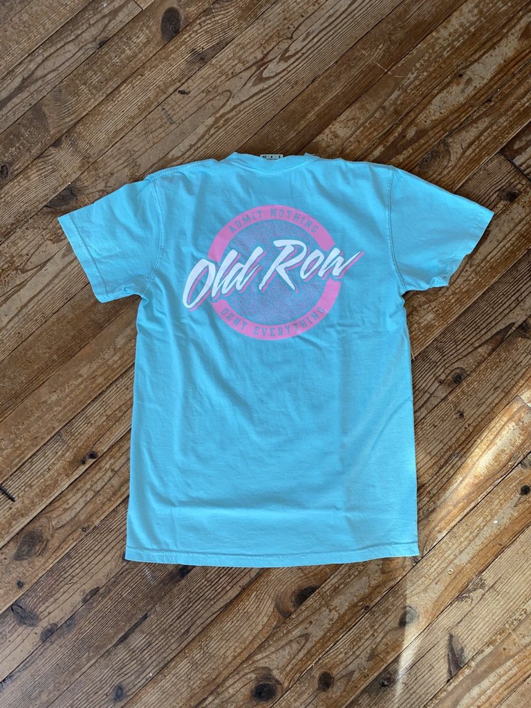 Old Row Circle Logo Pocket Tee Chalky Mint 2 Color