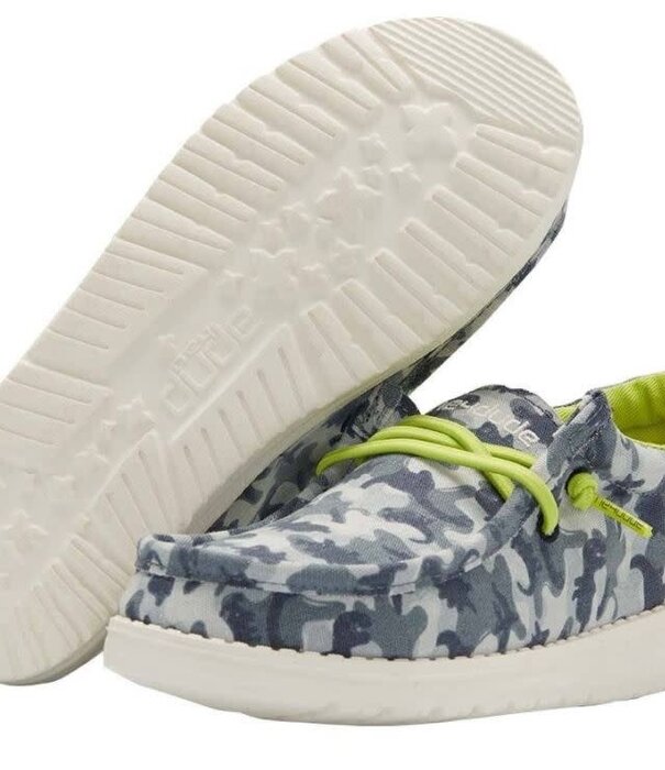 Hey Dude Wally Youth Blue Camodino