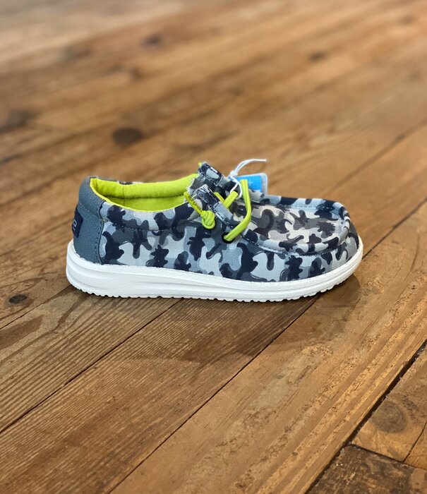 Hey Dude Wally Youth Blue Camodino
