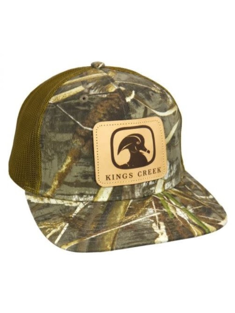 Kings Creek Apparel Kings Creek Leather Patch Hat