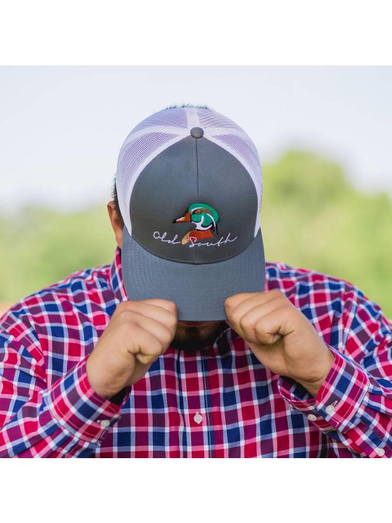 Old South Wood Duck  Graphite Trucker Hat