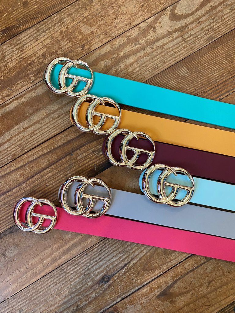 Colored Fashion Belts 43" Length