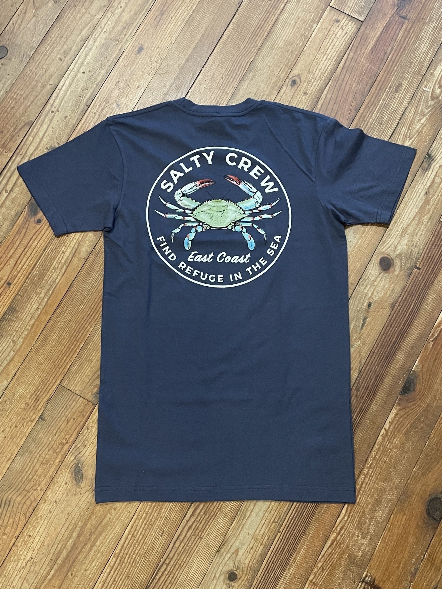 Salty Crew Salty Crew East Coast Crabber Blue Tee - Papa's General Store