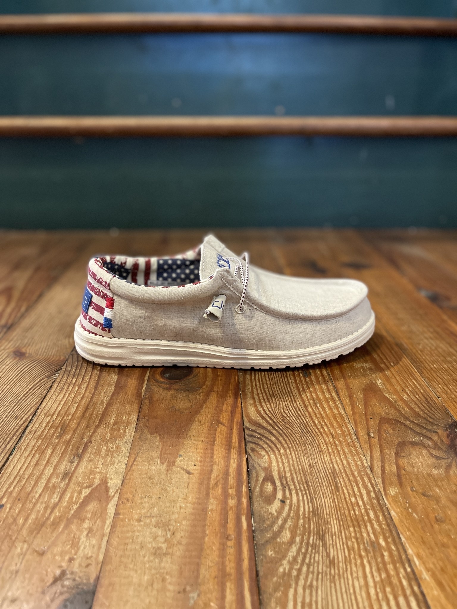 Men's HEYDUDE Wally Patriotic Shoes