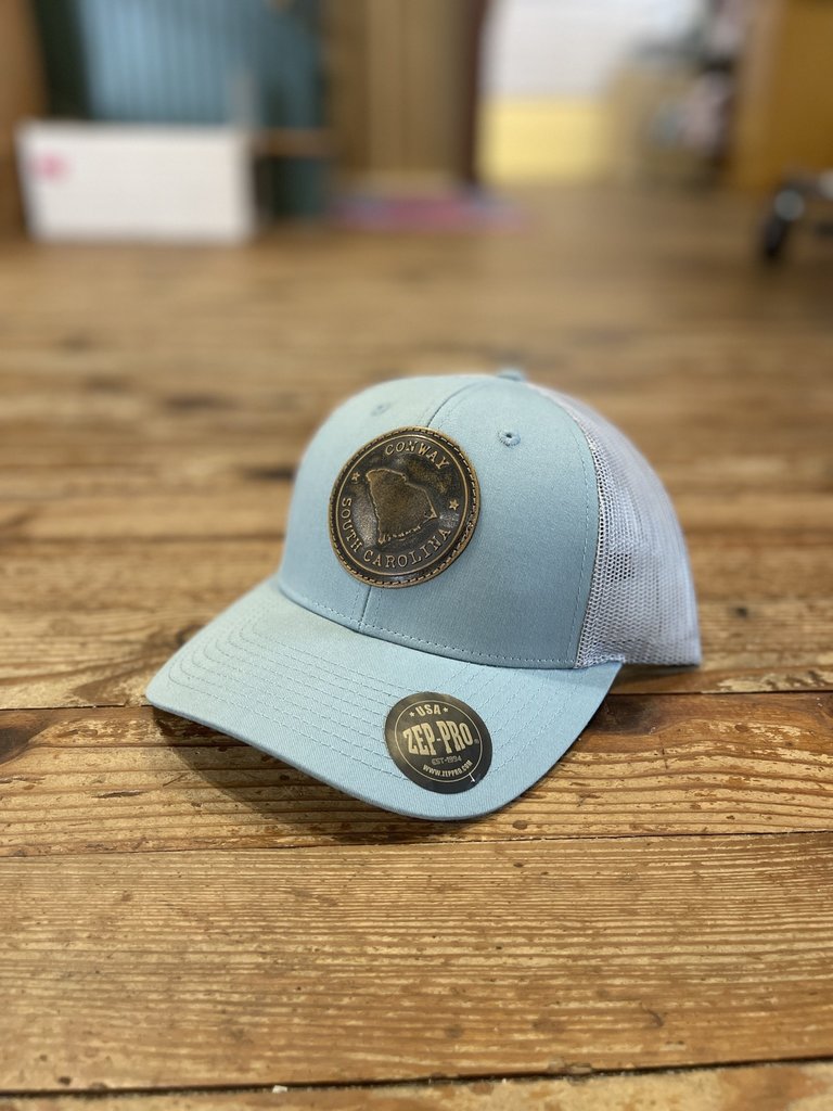 Conway Leather Patch Hat