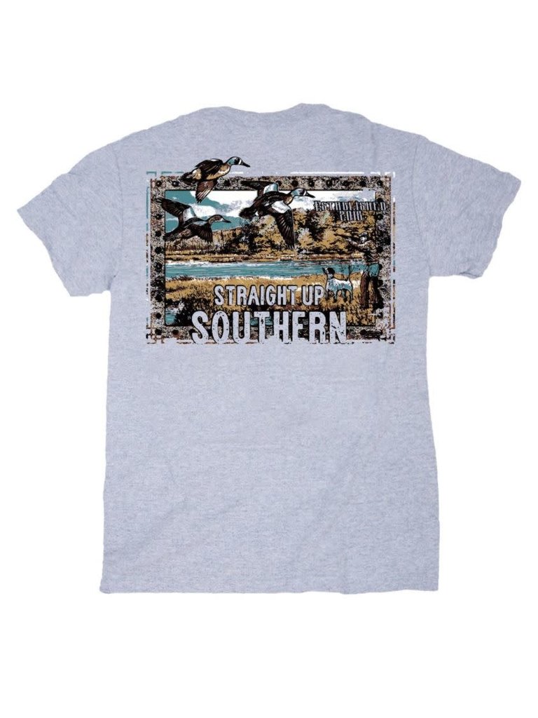 Straight Up Southern Southern Wetlands Ducks S/S Sport Grey
