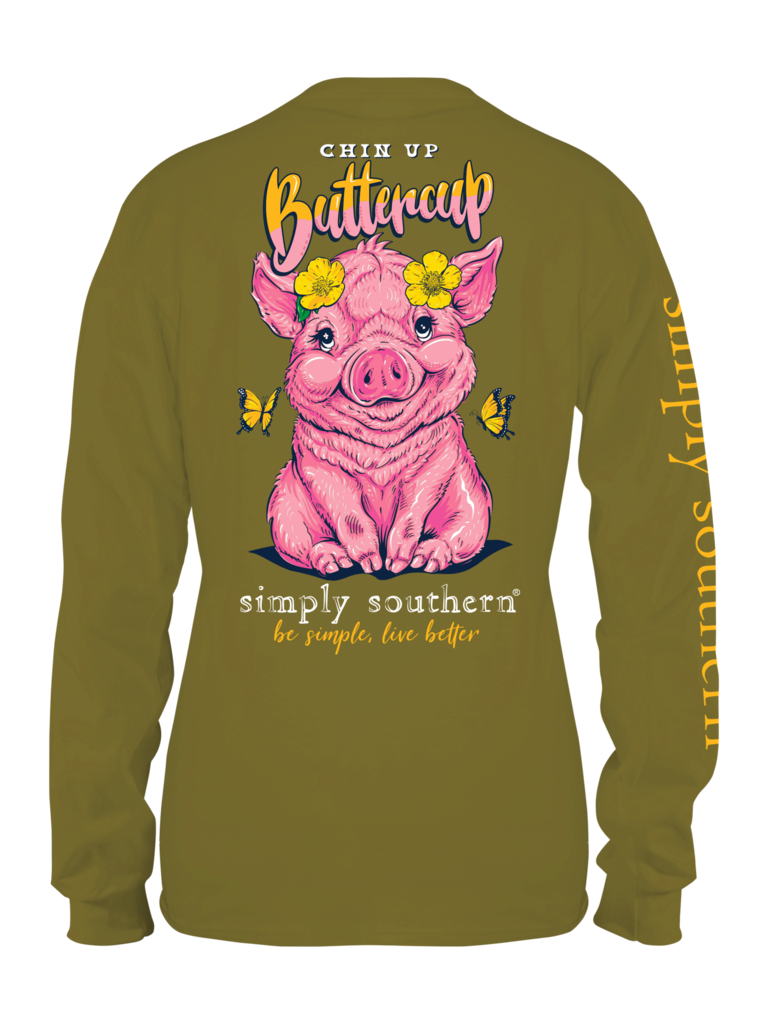 Simply Southern Youth Simply Southern Chin Up Buttercup