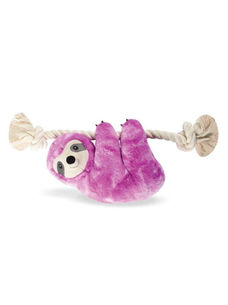 PetShop Purple Sloth Rope Dog Toy