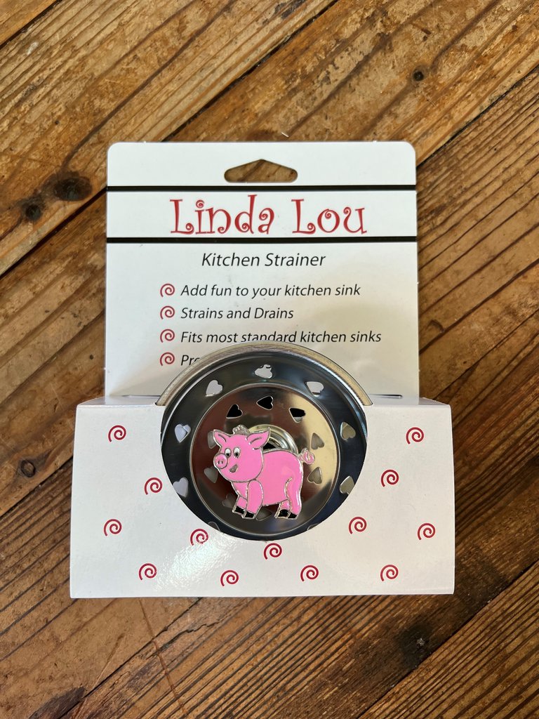 Linda Lou Piggy Kitchen Strainer
