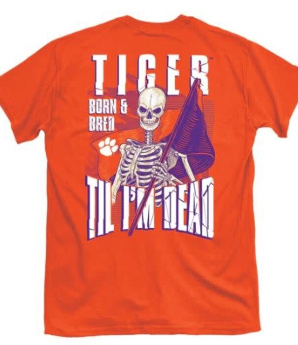 Clemson Born Bred Dead Orange