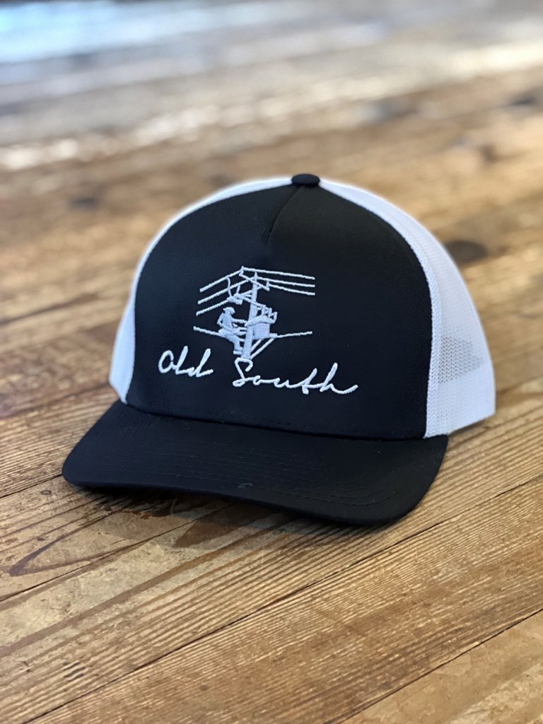 Old South Old South Lineman Trucker Black/White