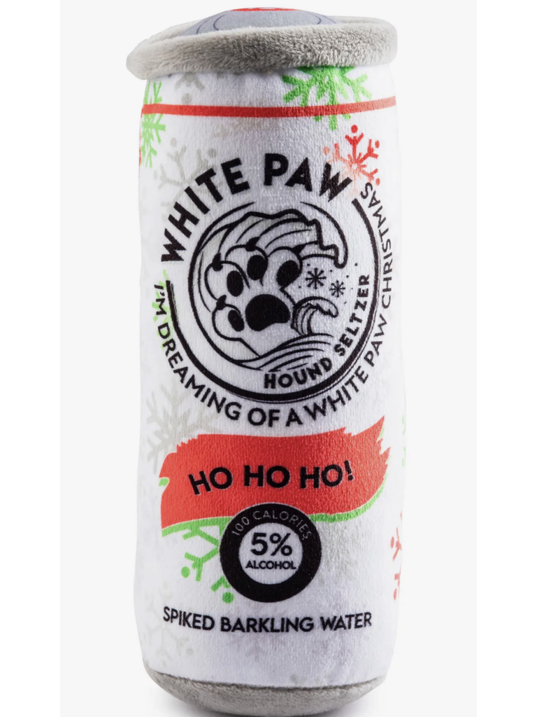 Haute Diggity Dog White Paw Howliday Christmas Dog Toy