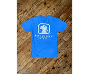 Kings Creek Apparel Kings Creek Blue Grey Logo Tee - Papa's