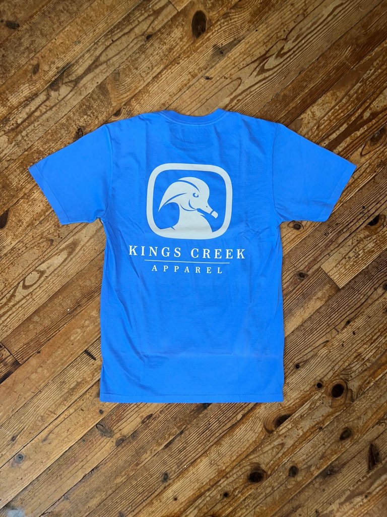 Kings Creek Apparel Kings Creek Blue Grey Logo Tee