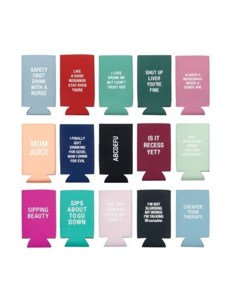 About Face Designs Slim Koozies