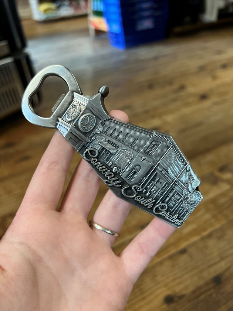 Conway Metal Bottle Opener Magnet