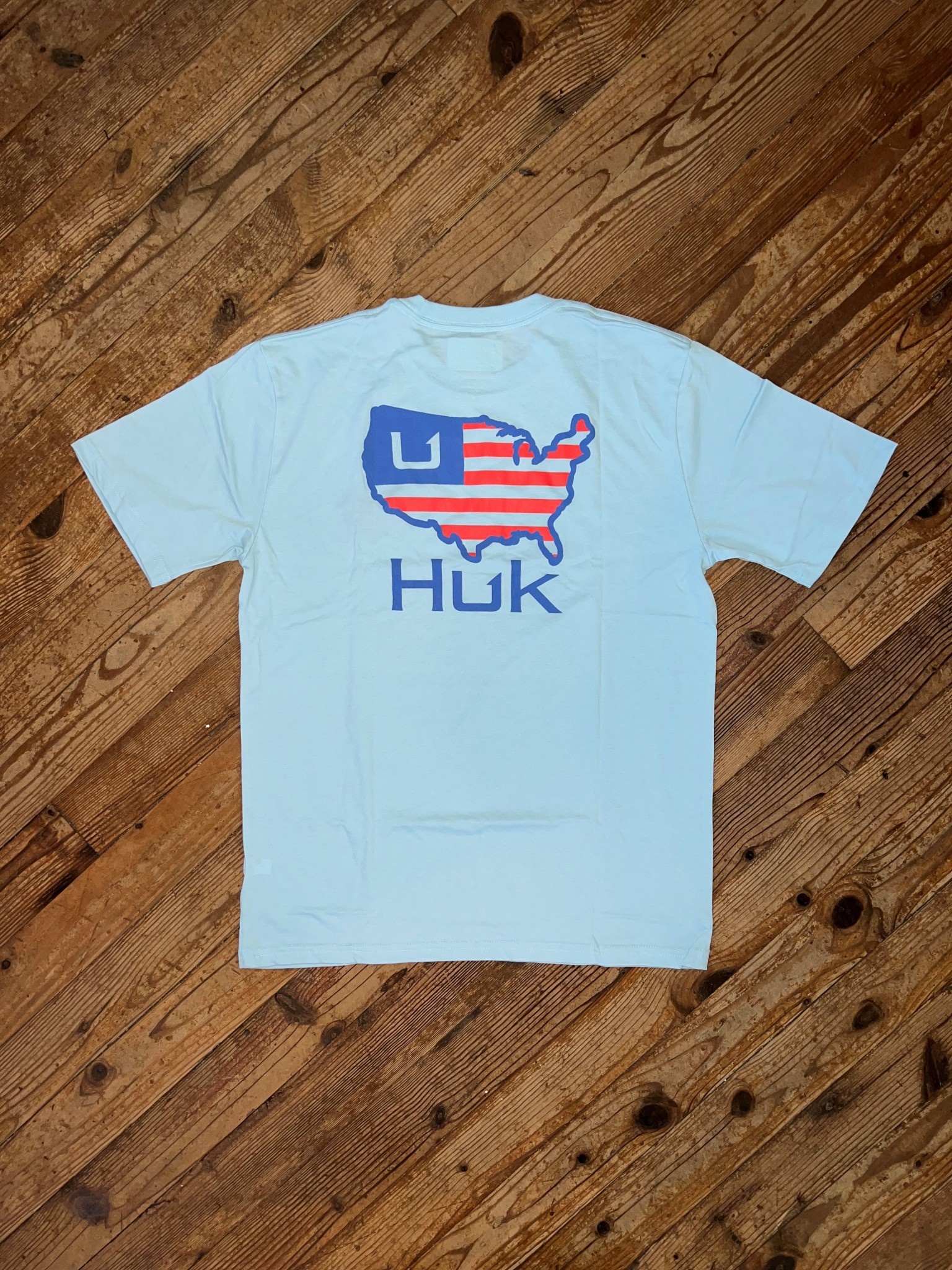 Huk Americana Flag Short Sleeve T-Shirt