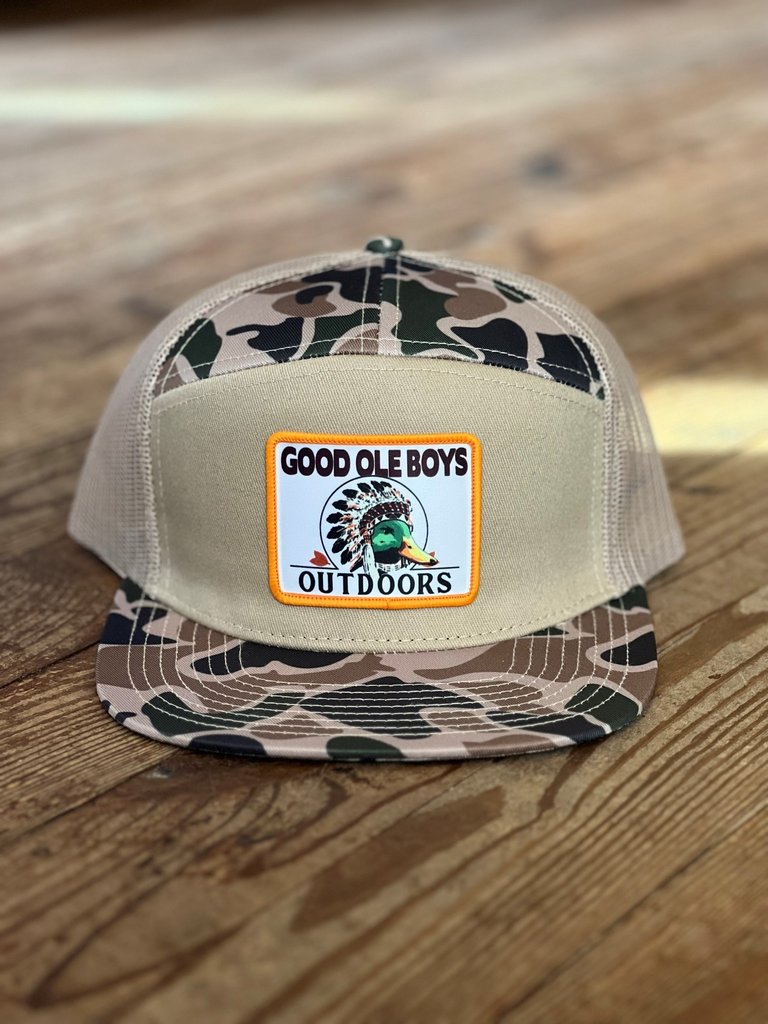 Good Ole Boys GOB Red Man Patch 7 Panel Hat
