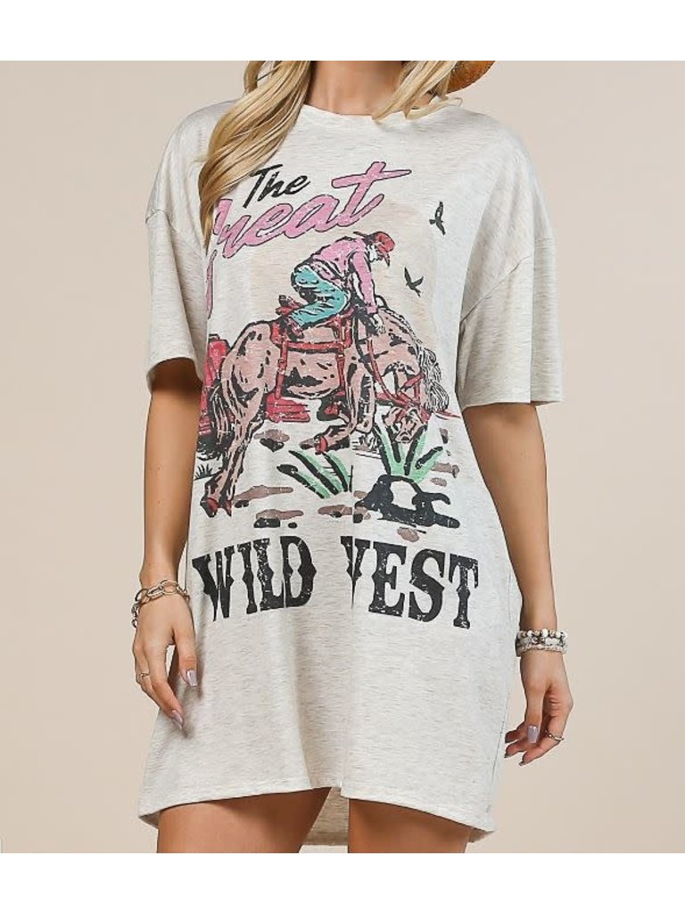 Western Teez The Great Wild West Shirt Dress