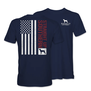 Youth Worn Flag S/S Tee Navy