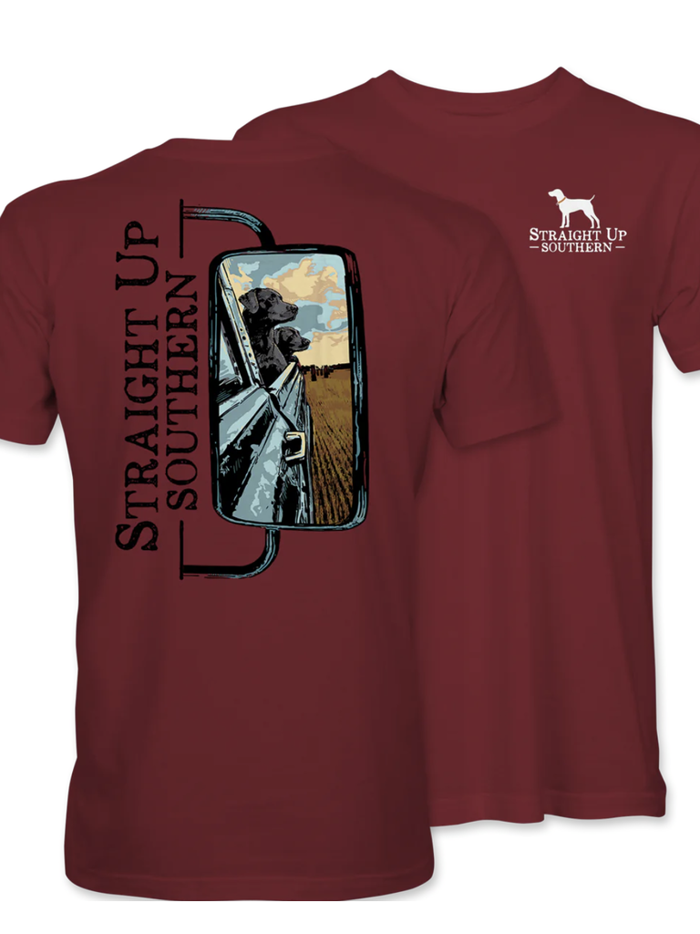Straight Up Southern Youth Mirror Dogs S/S Tee Garnet