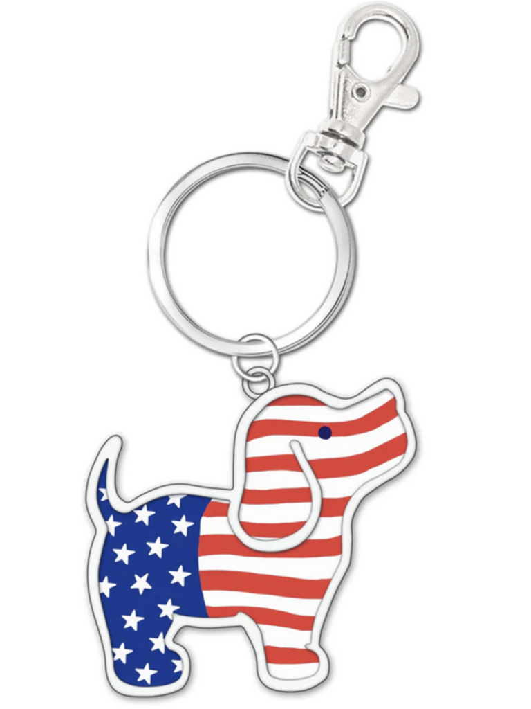 Puppie Love Dog Mom Pup Key Ring