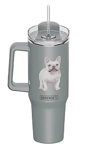 ES Pets French Bulldog 40oz Tumbler