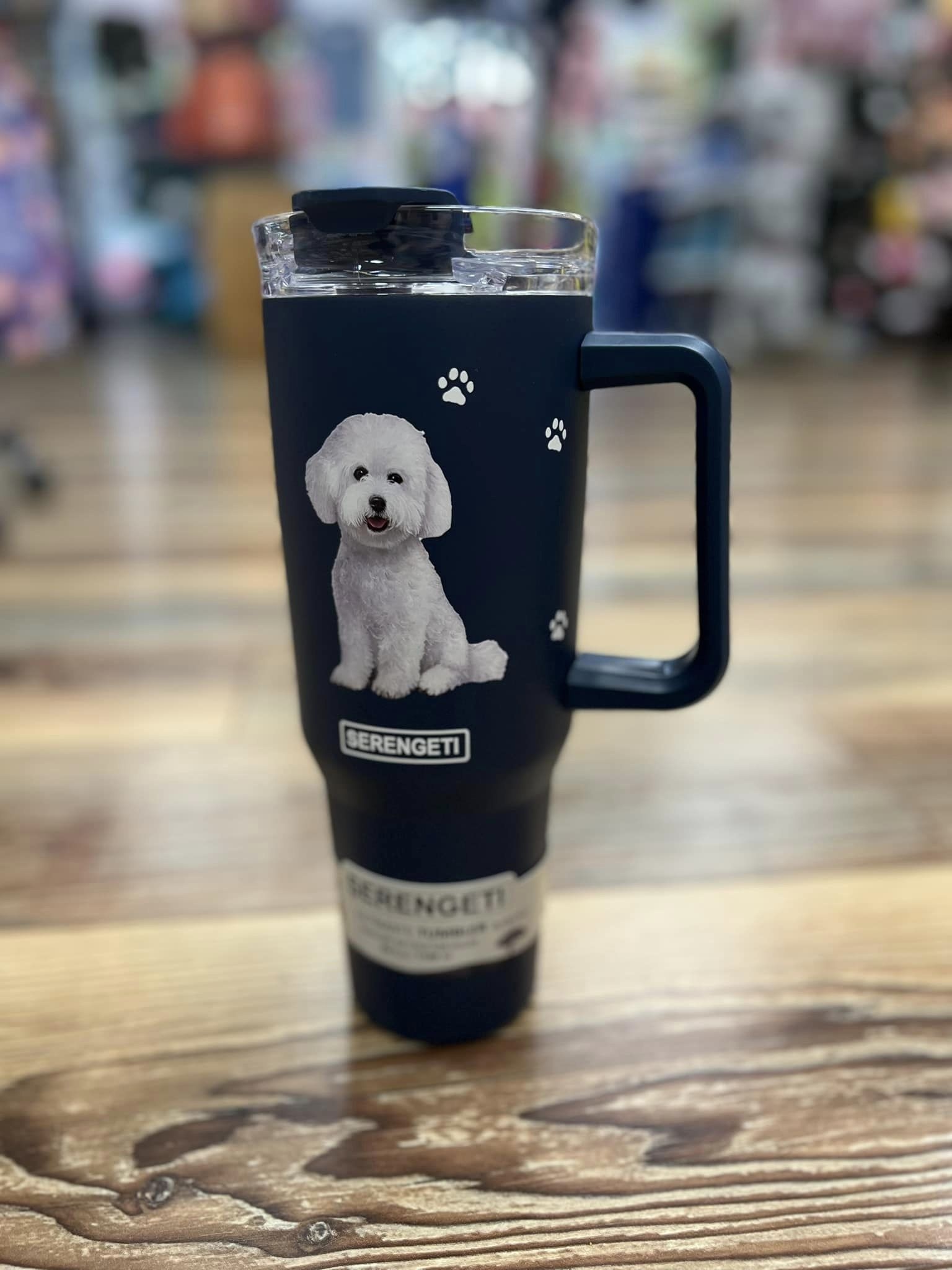 ES Pets Uncropped Boxer 40oz Tumbler