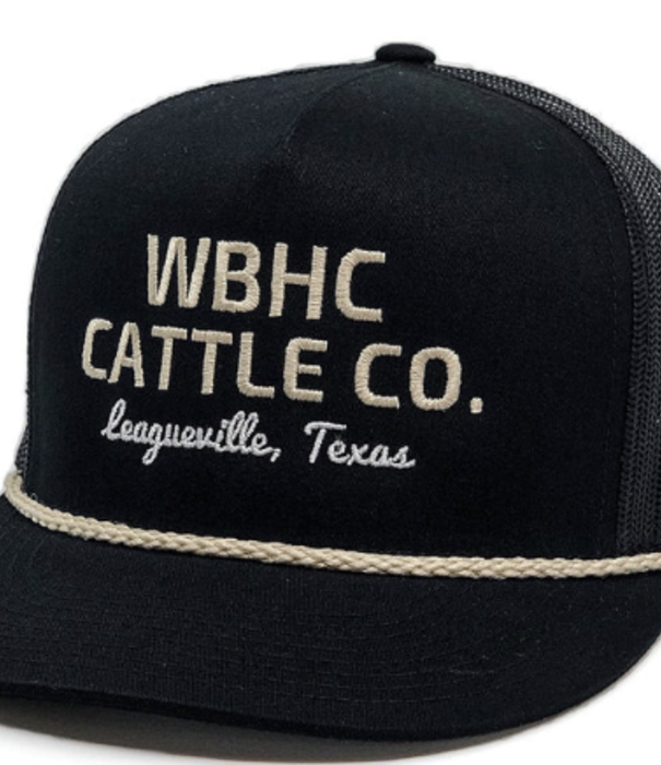 Whiskey Bent Hats WB Black Gold Hat