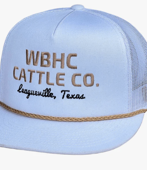 Whiskey Bent Hats WB White Gold Hat