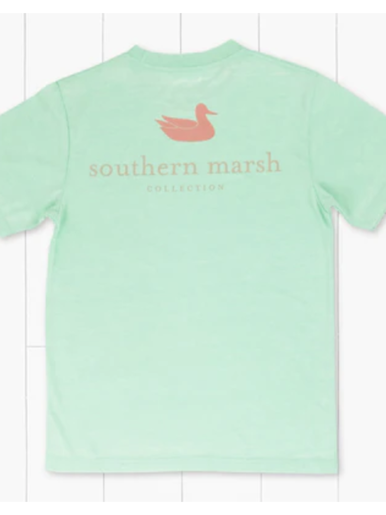 Southern Marsh Youth Seawash Authentic Tee Bimini Green