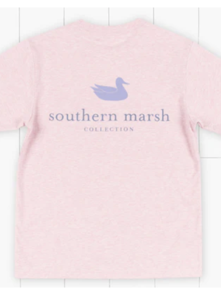 Southern Marsh Youth Authentic Tee Washed Camellia