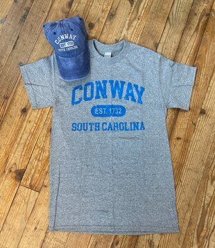 Conway Hat & Tee Combo NVY/HTHR