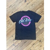 Circle Logo Pocket Tee Black/Pink